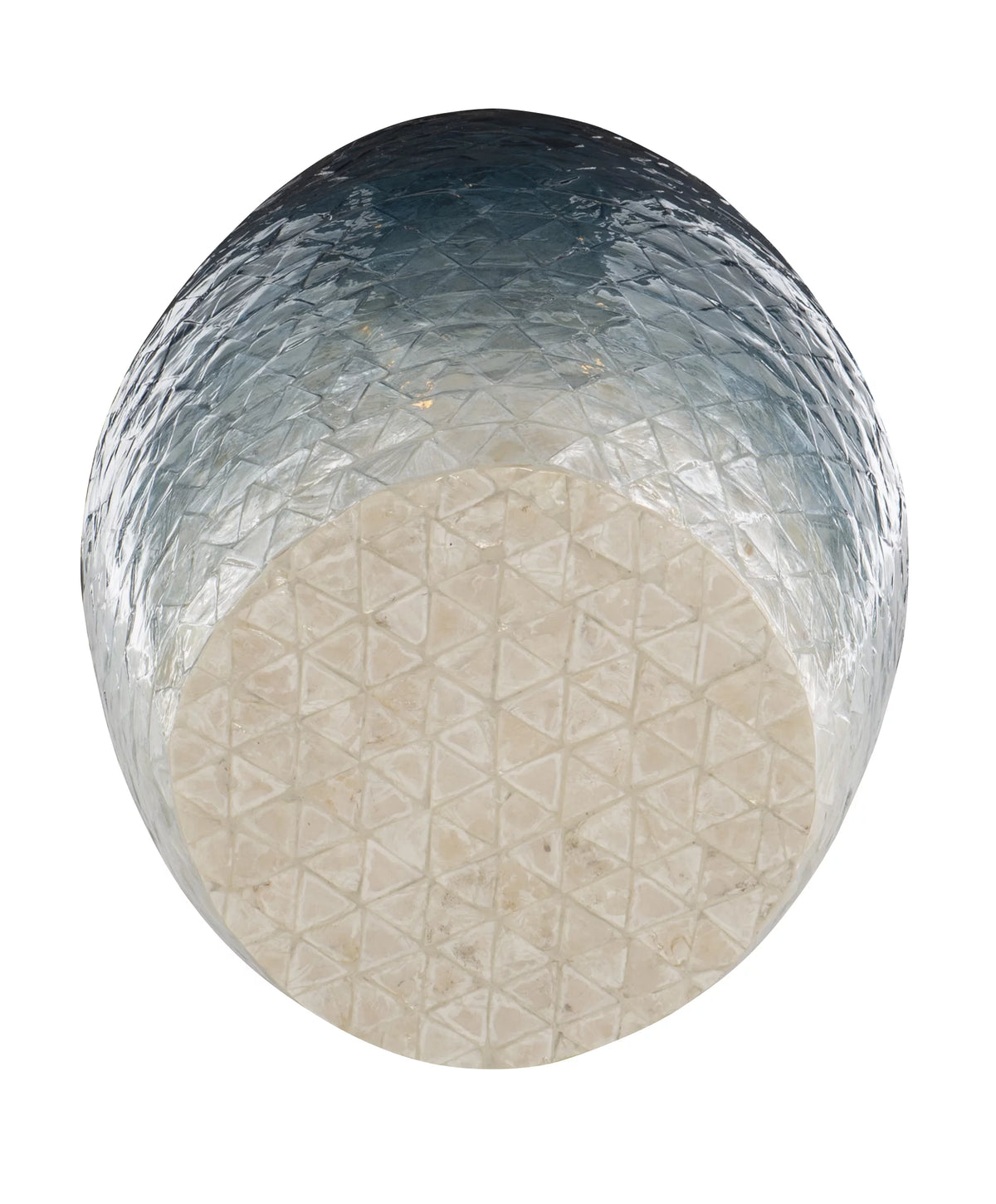 Blue Off-White Accent Side Table I134612