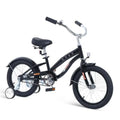 Kids Bike with Coaster Brake and Training Wheels, 12 inch Black S1681