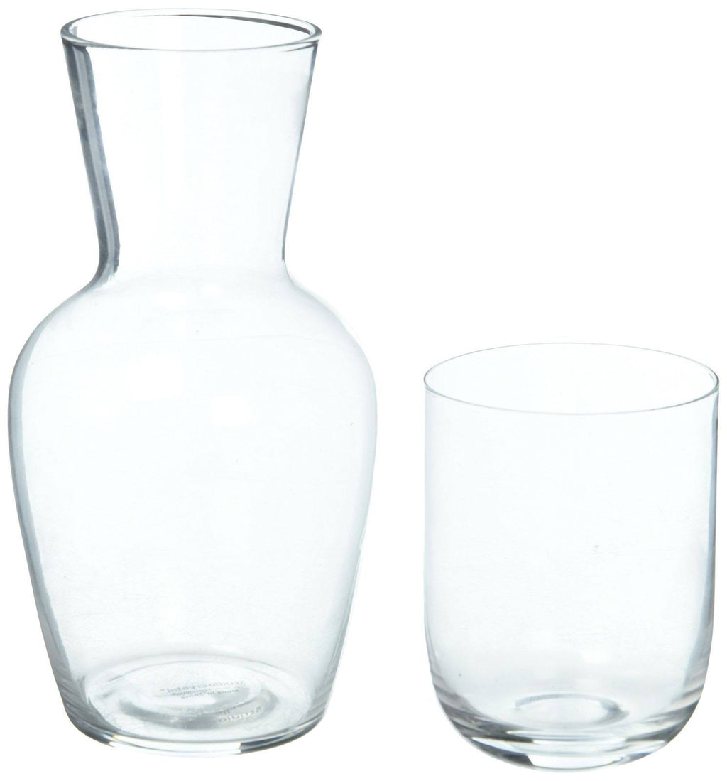 Glass Bedside Water Carafe Set Y283632