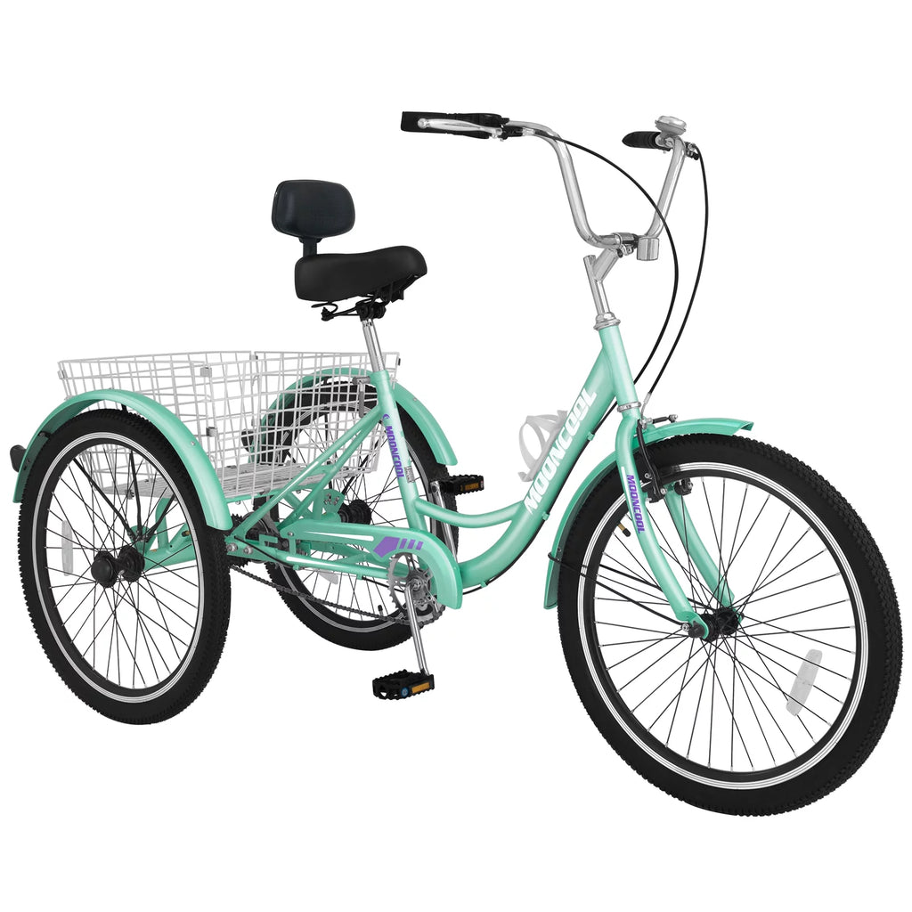 24 Single Speed Tricycle with Basket W712524