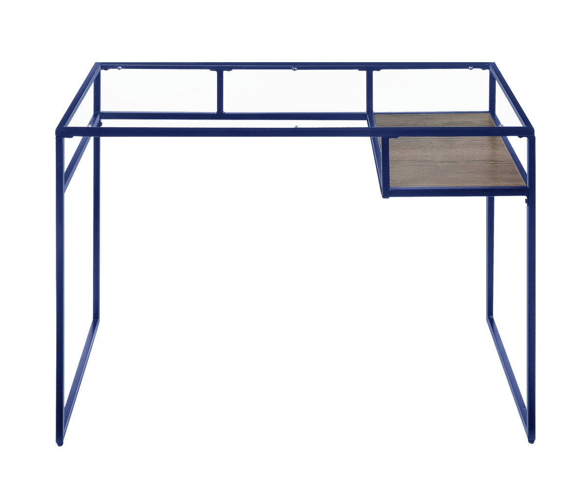 Blue Glass Desk R8276