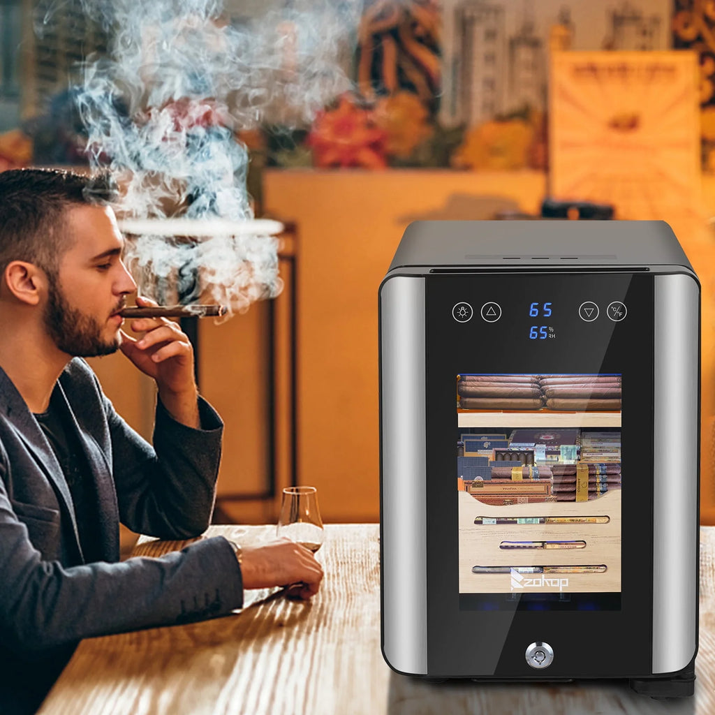 25L Electric Cigar Humidor with Digital Hygrometer E472
