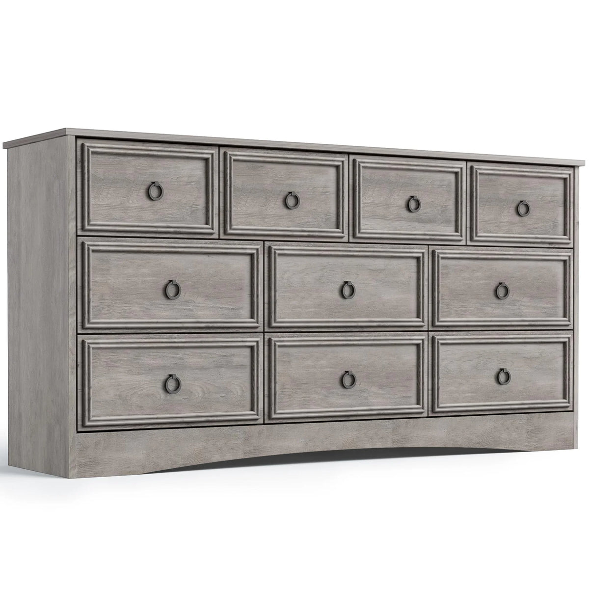 White 10 Drawer Dresser V3489