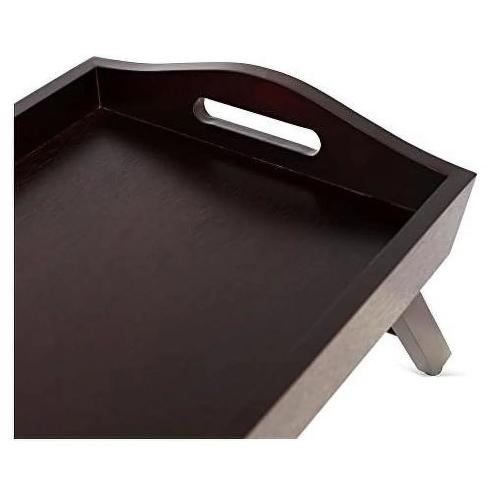 Wood Bed Tray with Folding Legs G21405