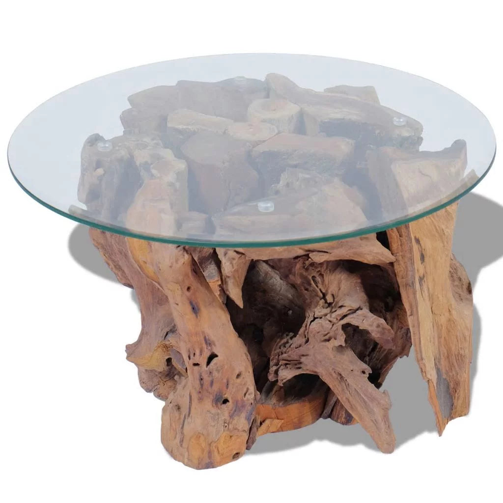 Solid Teak Driftwood Coffee Table A95922