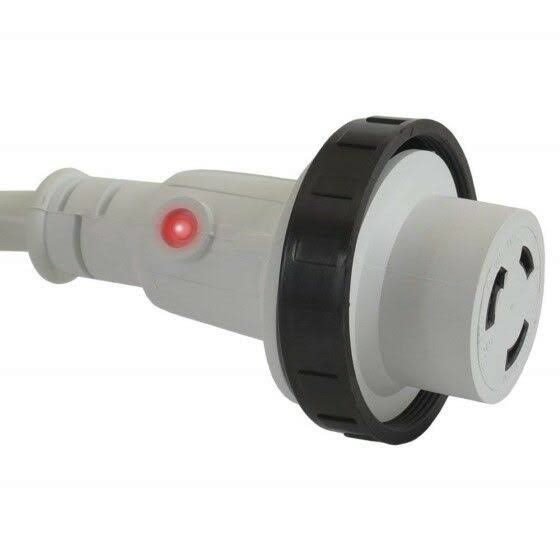 30 Amp Marine Shore Power Cordset with Light Indicator Q342