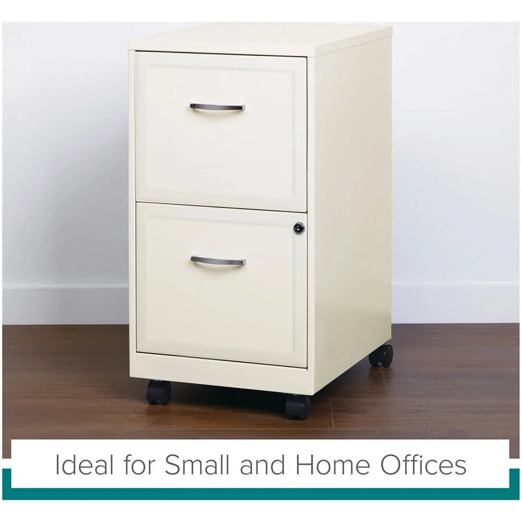 2 Drawer Steel Mobile File Cabinet D4486