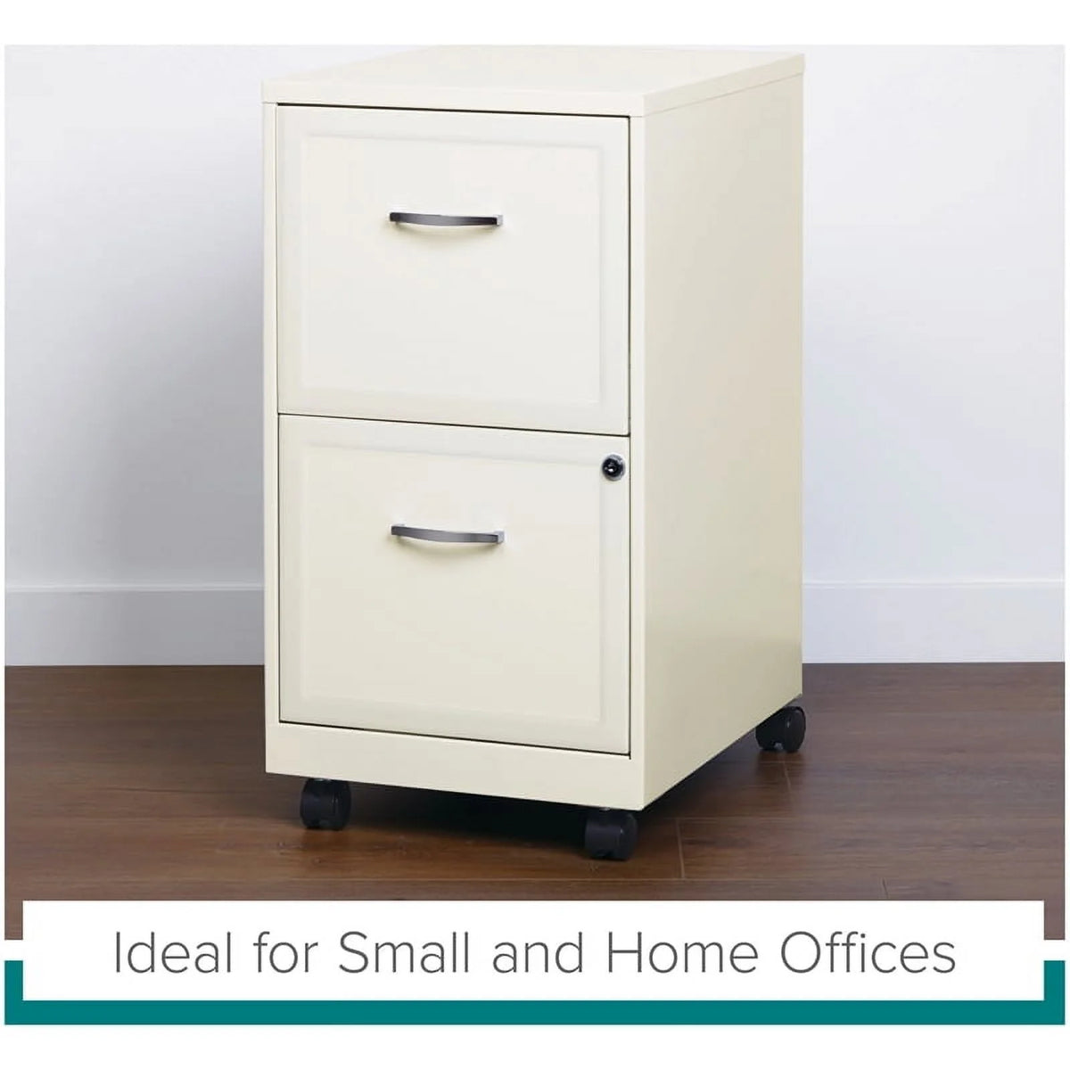 2 Drawer Steel Mobile File Cabinet D4486