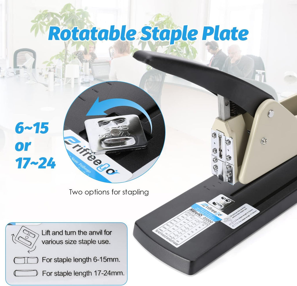 Heavy Duty Long Reach Stapler with 200 Sheets Capacity Q9259