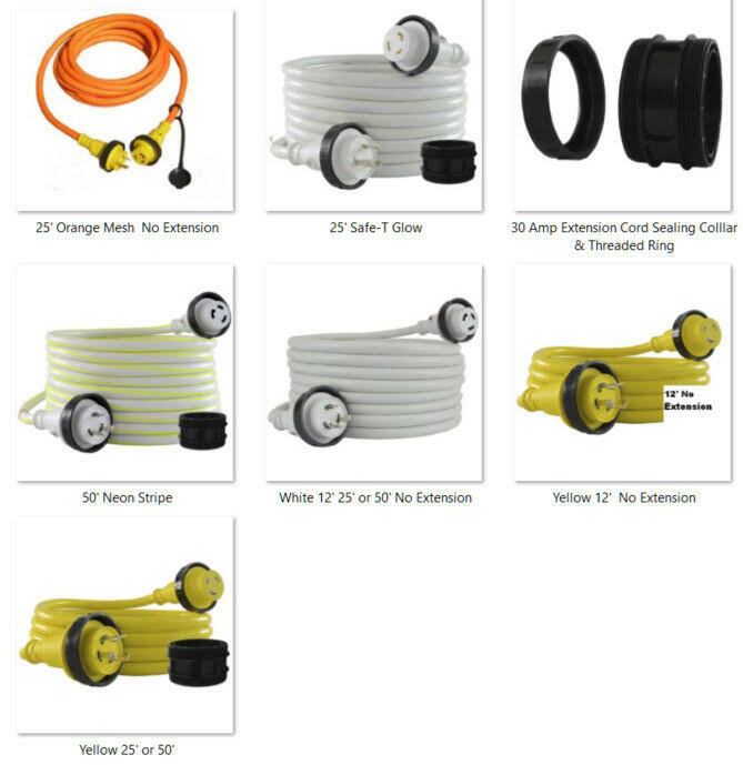 30 Amp Marine Shore Power Cordset with Light Indicator Q342
