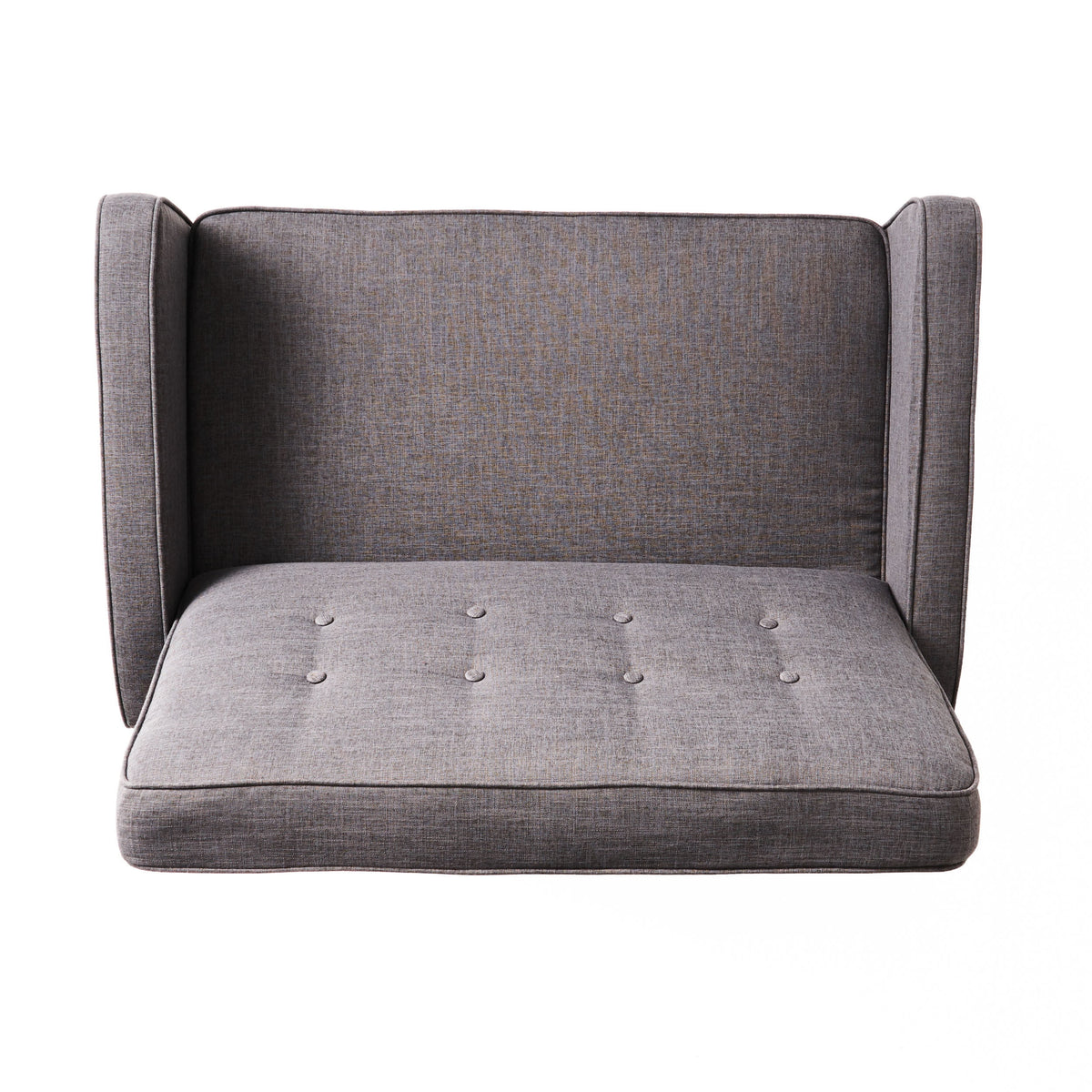 Gray Fabric Reclining Loveseat B968879