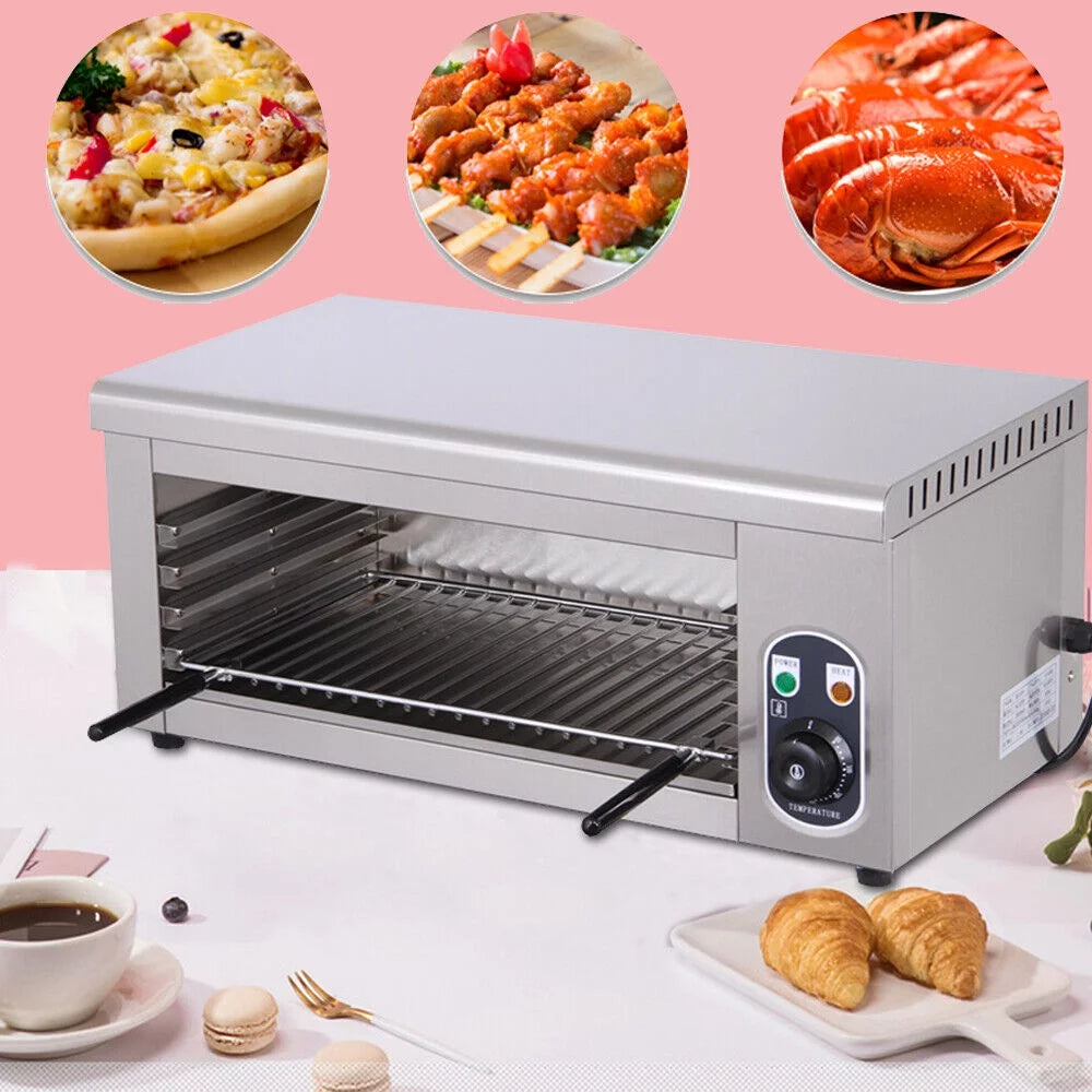 Commercial Cheese Melter Wall-mounted 1500W Electric Salamander Broiler C313954