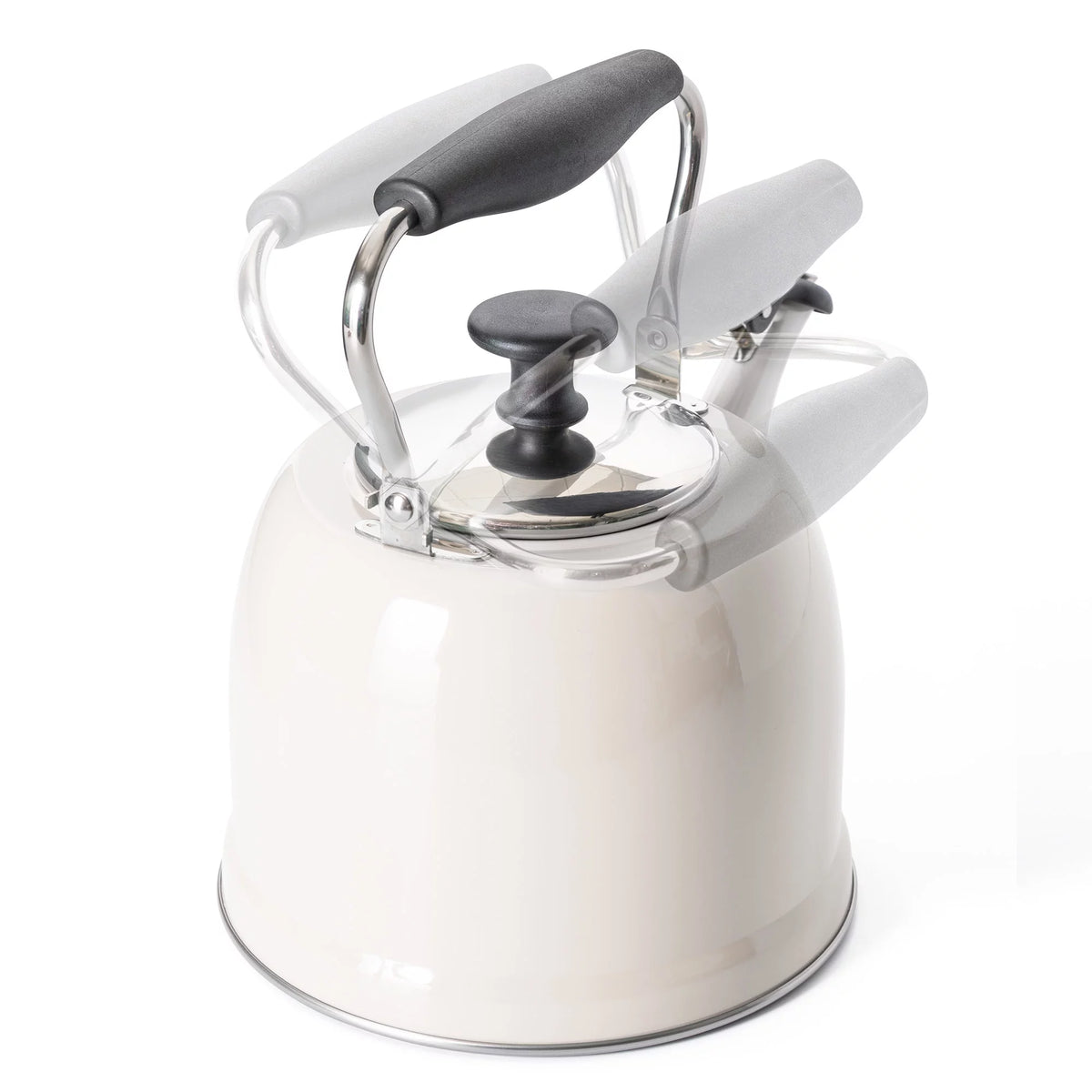 Linen 2.2-Quart Stainless Steel Tea Kettle with Lid B9785