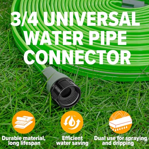 100 FT Heavy Duty Sprinkler Soaker Hose with Stakes O686701