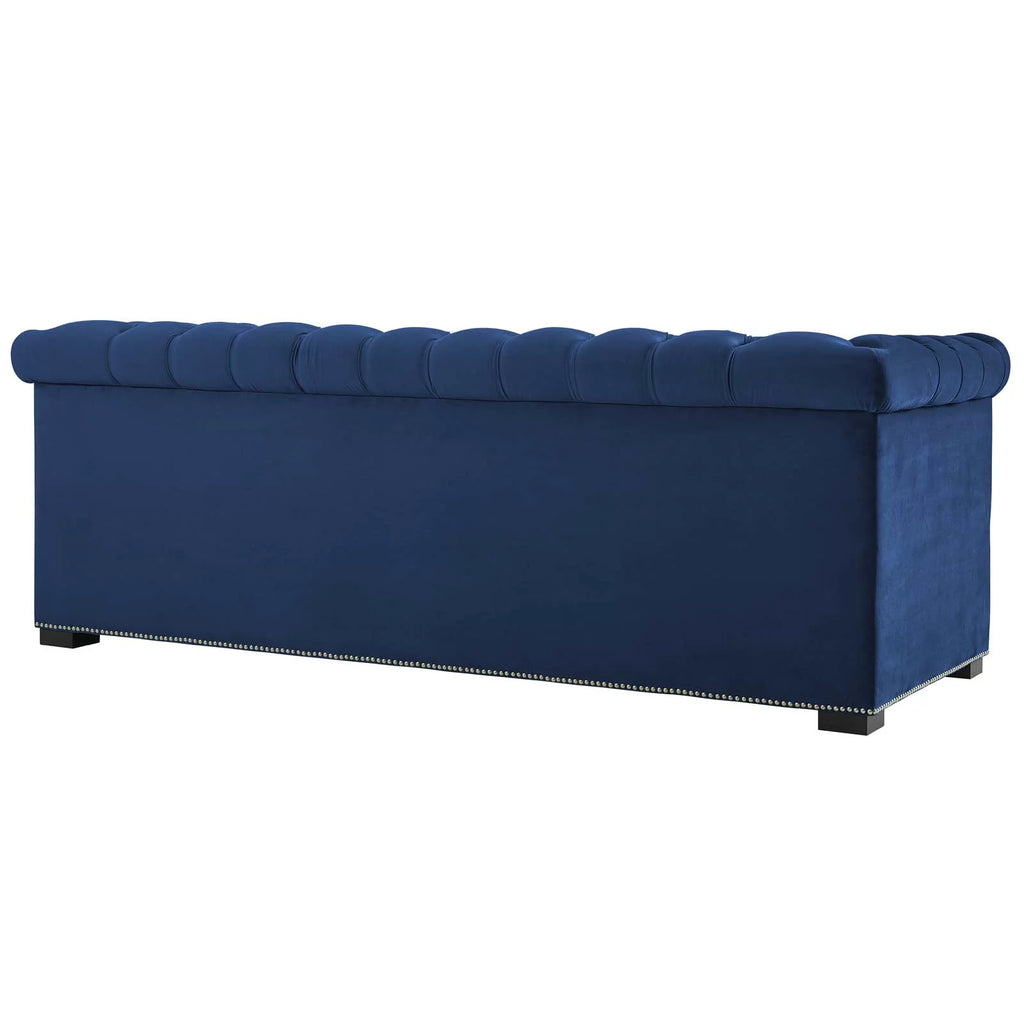 Performance Velvet Sofa in Midnight Blue O714861