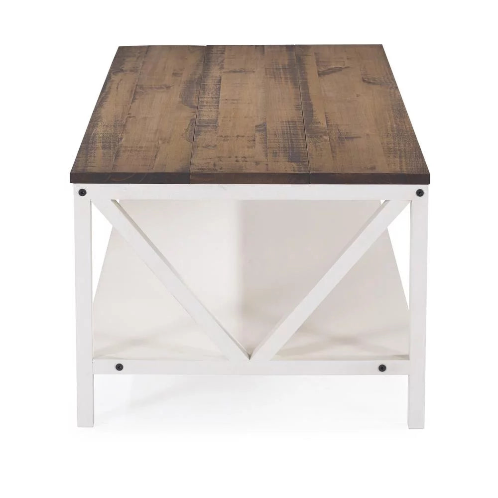 48" Rectangle Wood Coffee Table D174