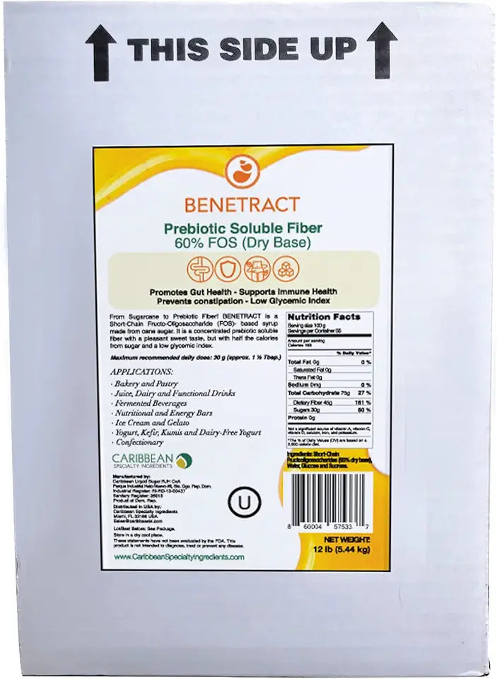 Prebiotic Soluble Fiber Syrup 12 Lb F8657