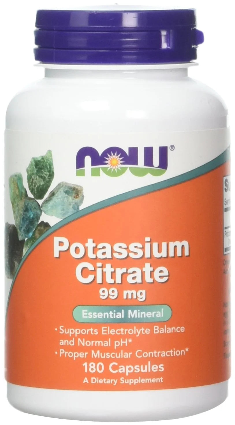 Potassium Citrate 99 Mg 180 Capsules Pack Of 2 E182