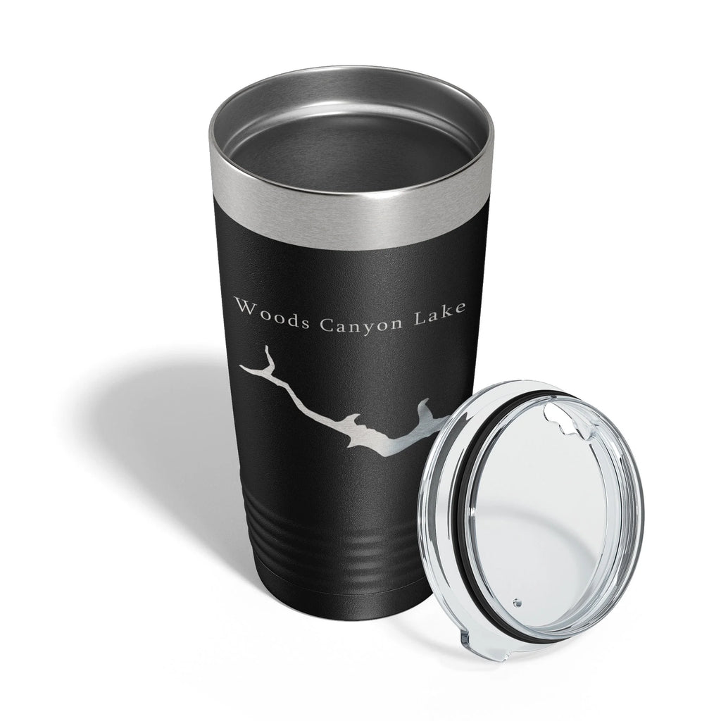 20 oz Black Insulated Tumbler Travel Mug A6289