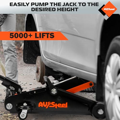 1.5 Ton Hydraulic Trolley Jack with Storage Case R1407