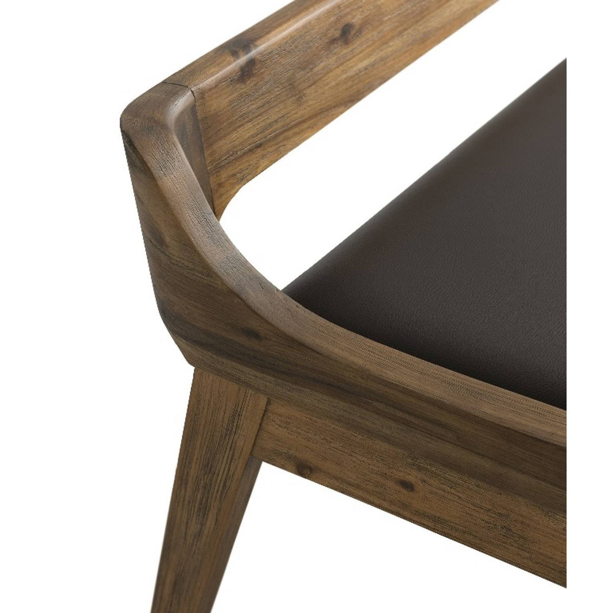 Chestnut Wire Brush Dining Bench Q3062