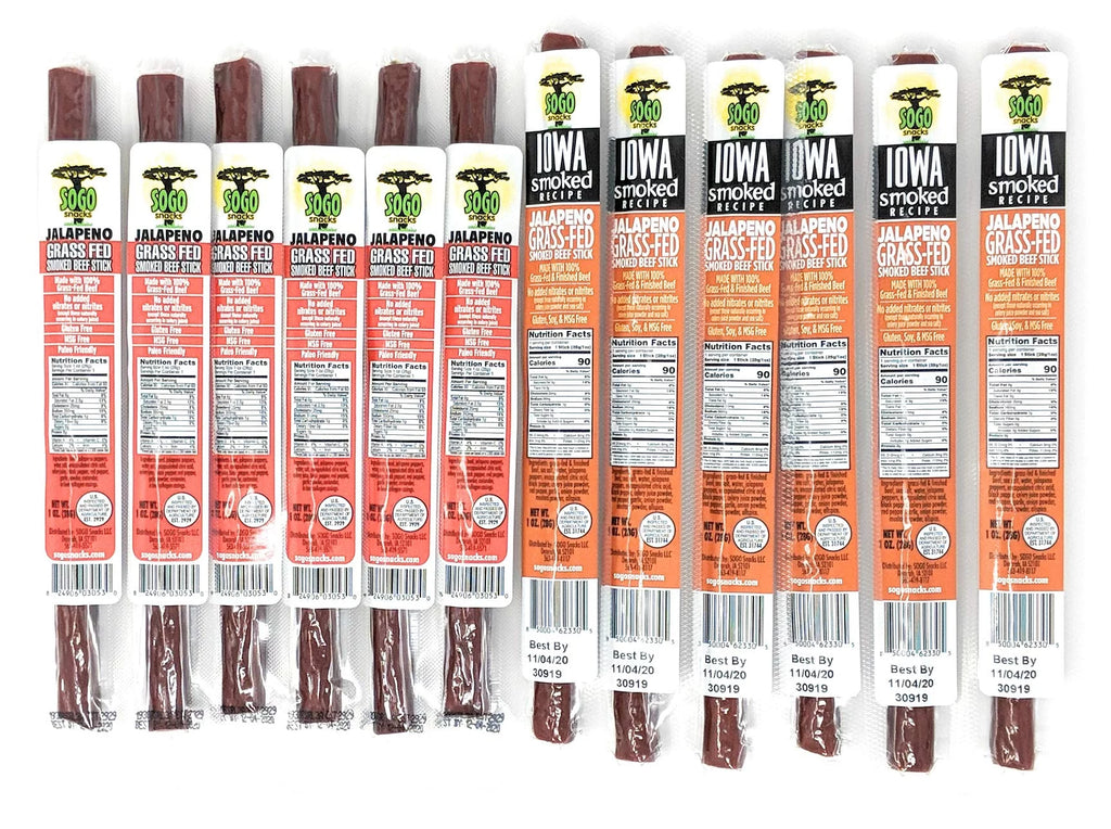 No Sugar 100% Grass-fed Non-GMO Beef Sticks 72 Count G575