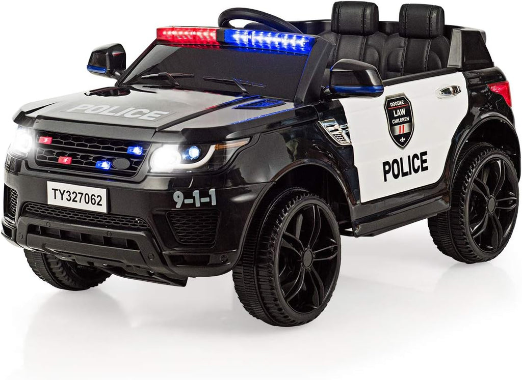 12V Battery Powered White Ride on Police SUV Q884