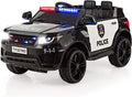 12V Battery Powered White Ride on Police SUV Q884