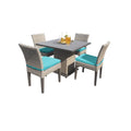 Square Dining Table with 4 Armless Chairs S98176