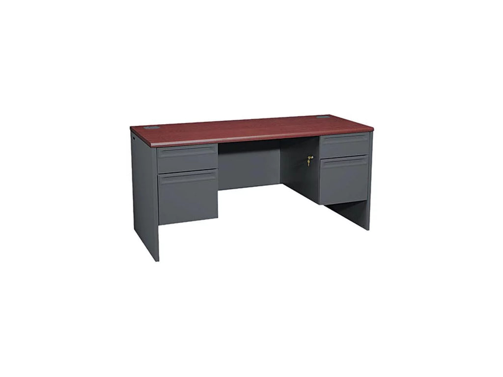 Mahogany Charcoal Kneespace Credenza K172511