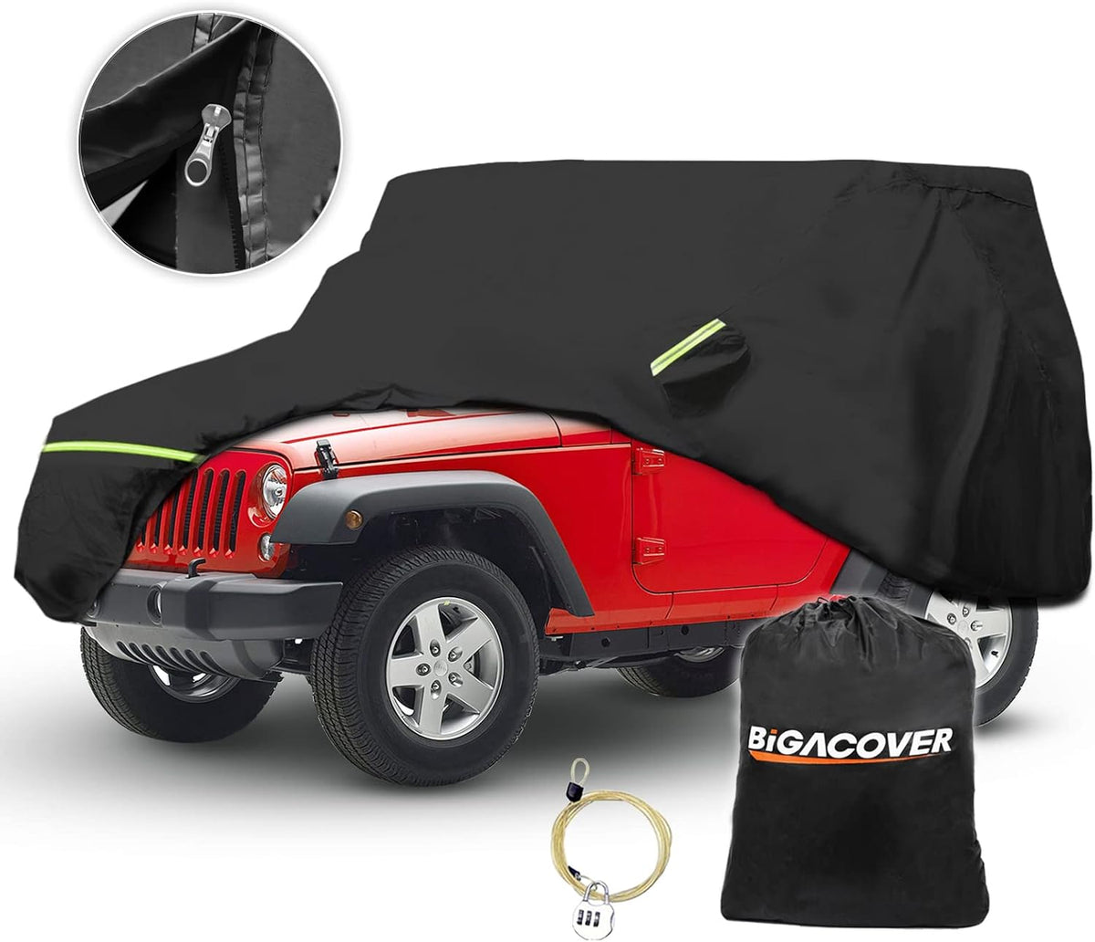 Waterproof Car Cover with Zipper O25559