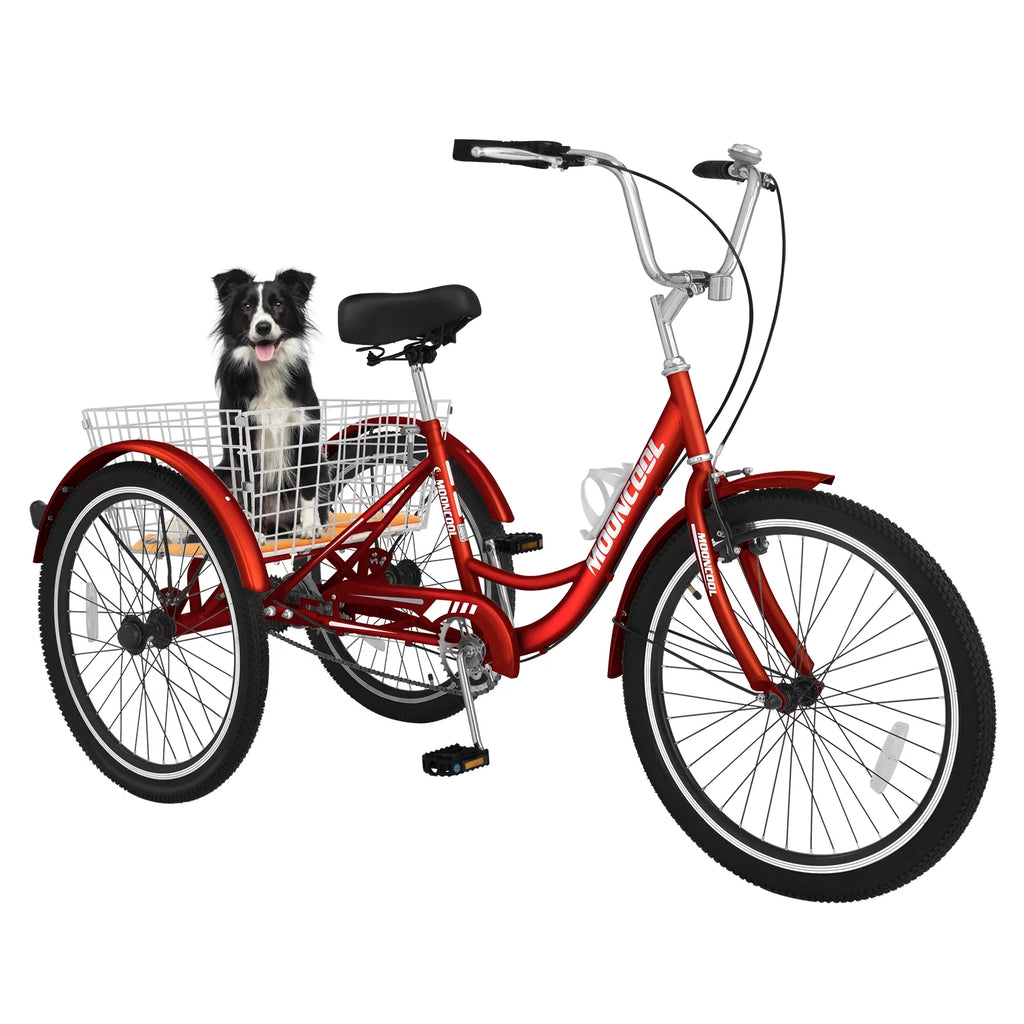 24 Single Speed Tricycle with Basket W712524