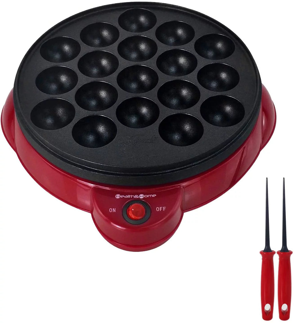 Electric Takoyaki Maker Portable Compact Easy Clean L90554