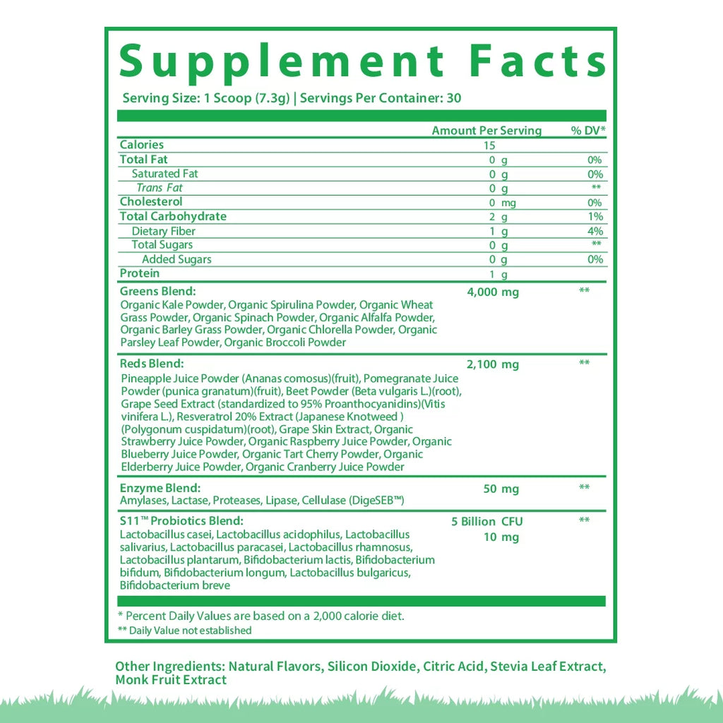 Super Greens Powder N' Super Reds Powder U51003