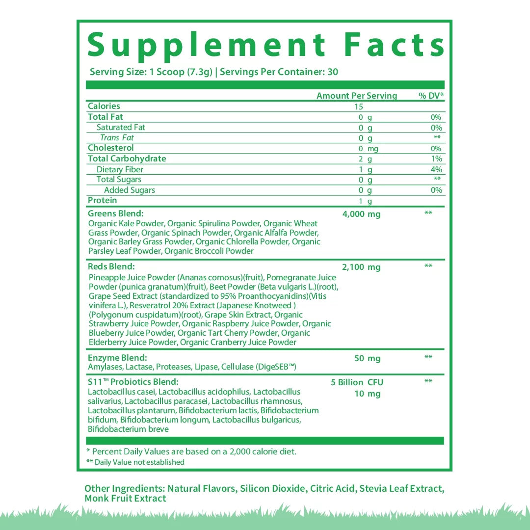 Super Greens Powder N' Super Reds Powder U51003