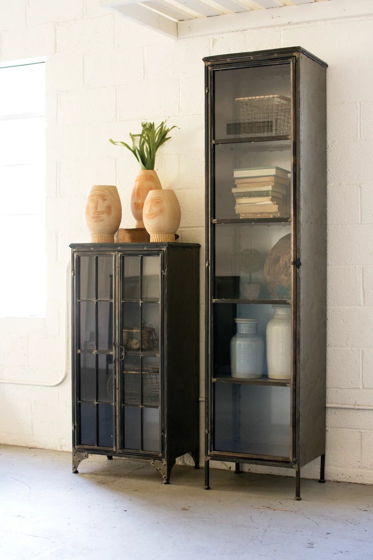 Glass Two Door Apothecary Cabinet E531935