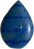 Blue Flame Shape Healing Crystal Stone Decoration A963261