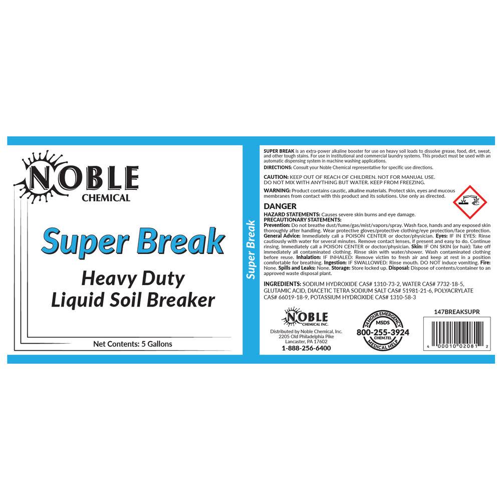 Alkaline Laundry Soil Breaker 5 Gallon X287
