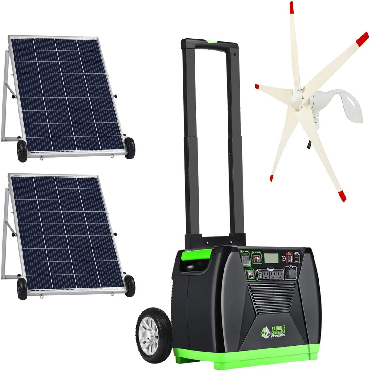 3600w Solar and Wind Powered Generator with Cart Z4108