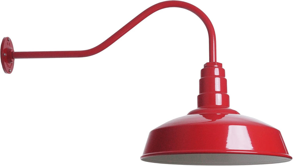 Gooseneck Barn Light Matte Black B402