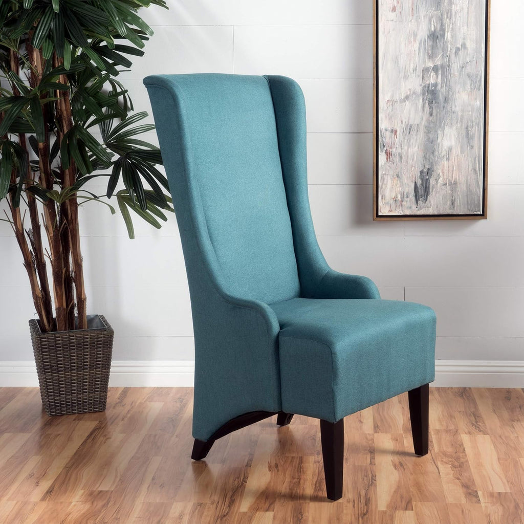 Teal Fabric Dining Chair S2224