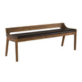 Chestnut Wire Brush Dining Bench Q3062
