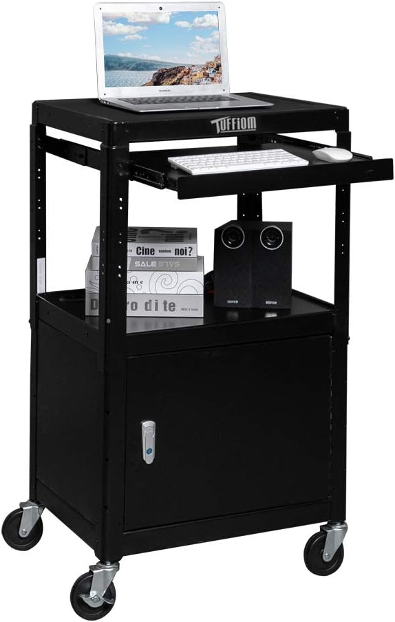 AV Presentation Cart with Keyboard Shelf Z825712