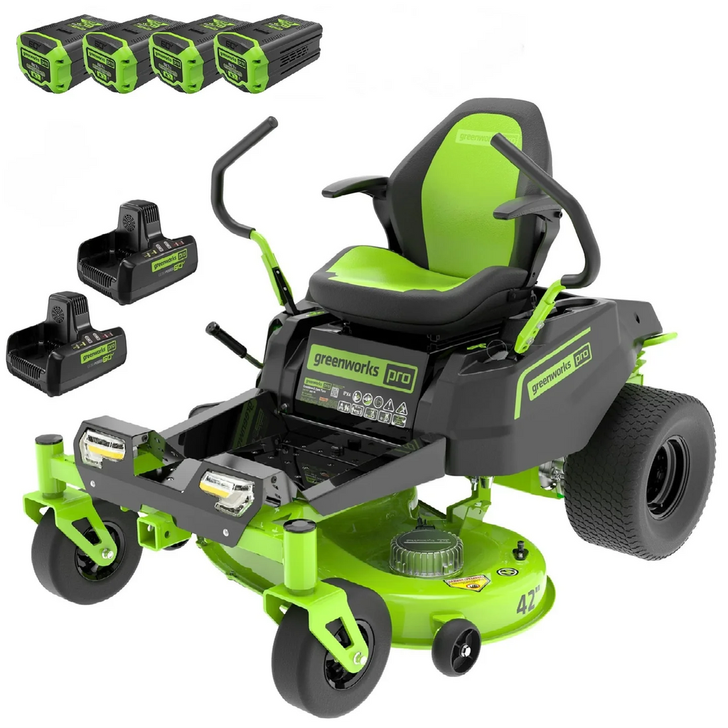 60V 42" Electric Zero Turn Mower with 8 Ah Batteries Y5264