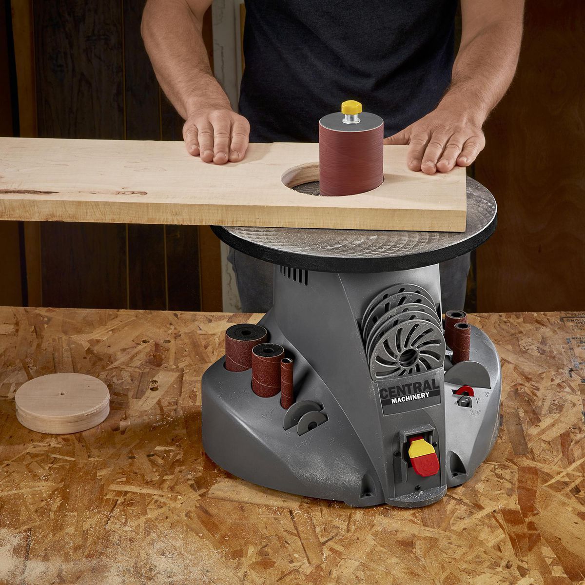14 in. Oscillating Spindle Sander Q581
