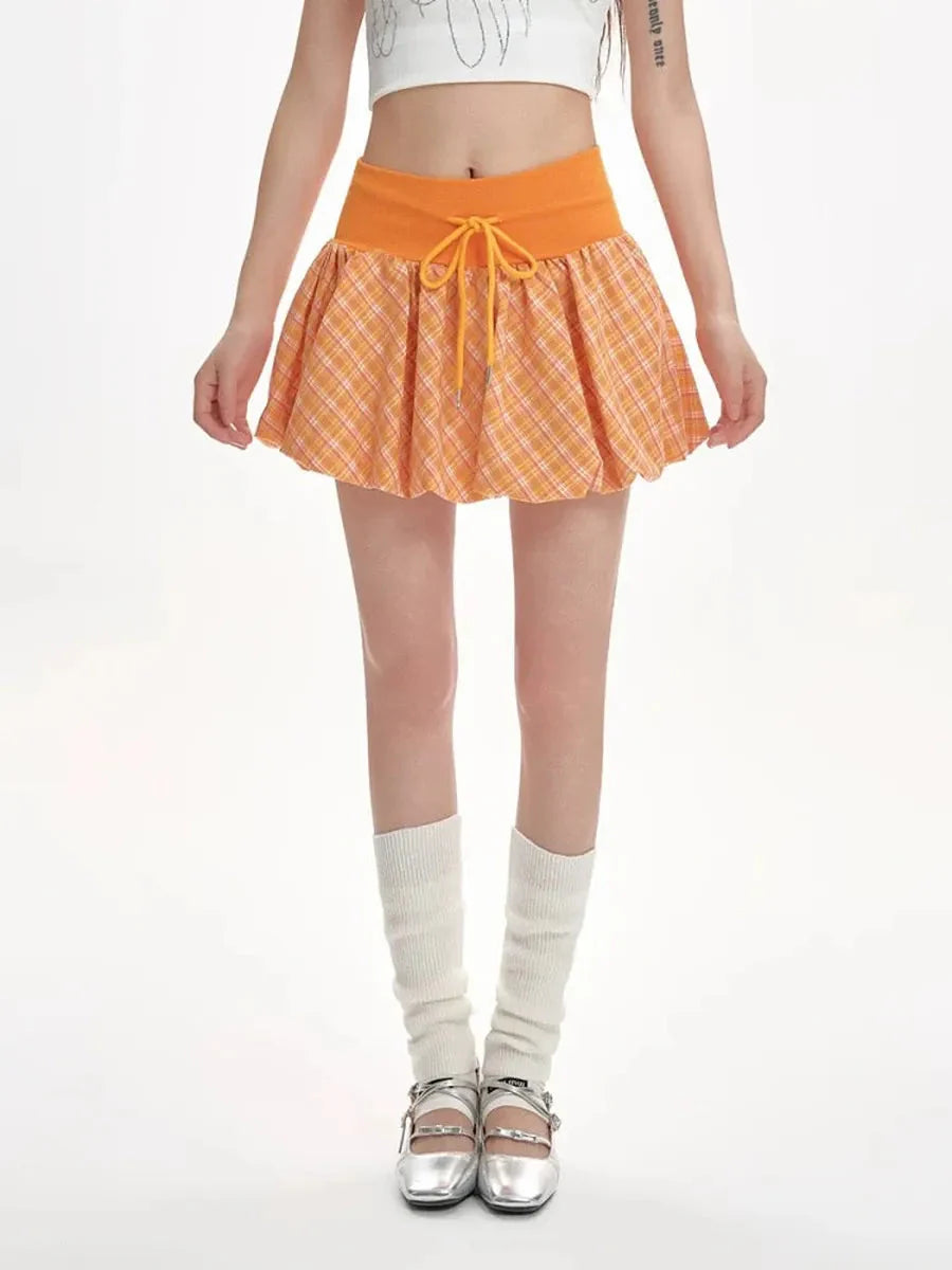 Checked Bubble Skirt G68446