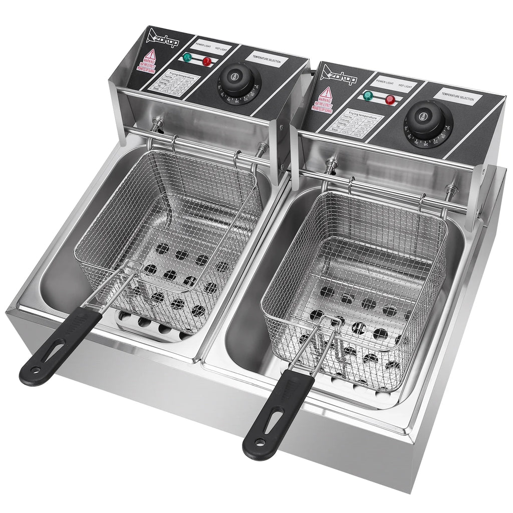 12.7QT 5000W Electric Deep Fryer with Basket S44468
