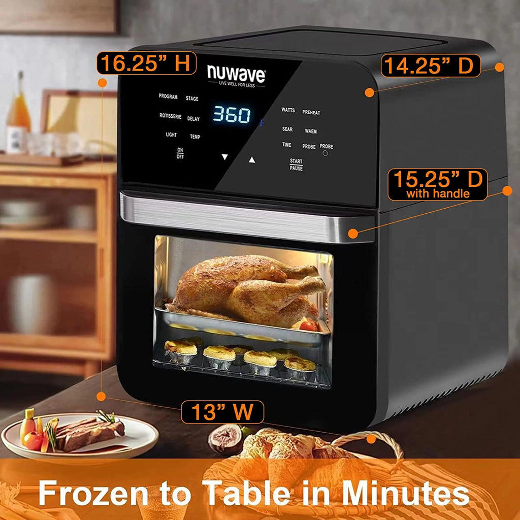 15.5-Quart 1800W Air Fryer with 100 Presets T505564