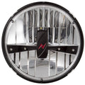 7" Round LED Headlight Black (Pair) V375
