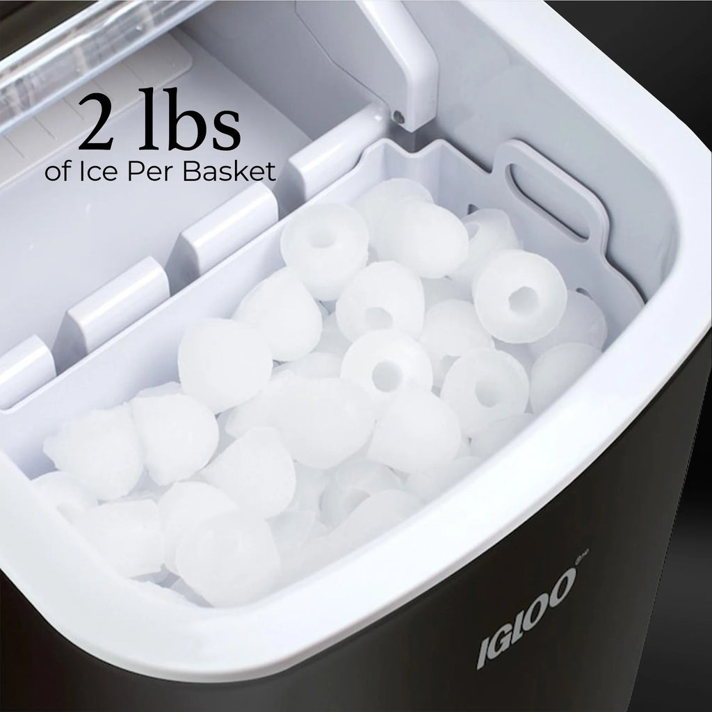 Automatic Portable Countertop Ice Maker Machine Black R8351